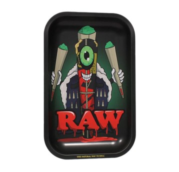 RAW Metal Rolling Tray Cone Monster Medium