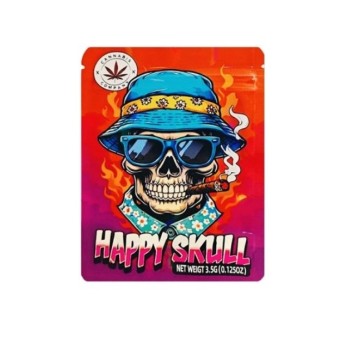 Samarka Happy Skull 12,5x9,5cm 1szt