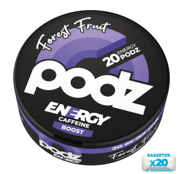 Saszetki kofeinowe PODZ ENERGY Forest Fruit