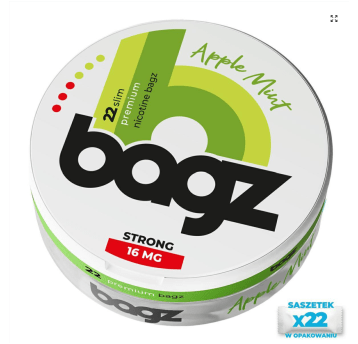 Saszetki nikotynowe BAGZ Apple Mint 16mg/g
