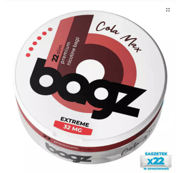 Saszetki nikotynowe BAGZ Cola Max 32mg