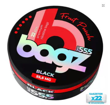 Saszetki nikotynowe BAGZ Fruit Punch 55,5mg