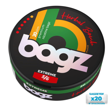 Saszetki nikotynowe BAGZ Herbal Bomb 5/6