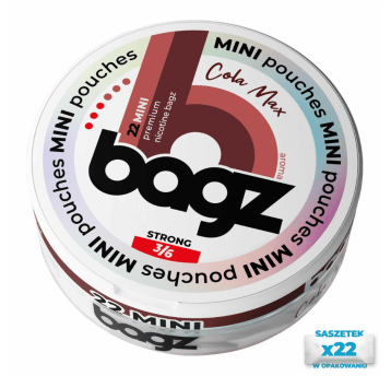Saszetki nikotynowe BAGZ MINI Cola Max 3/6