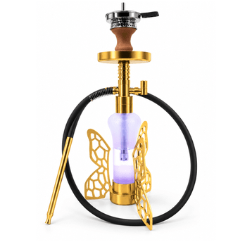 Shisha Motyl LED 40cm- GOLD