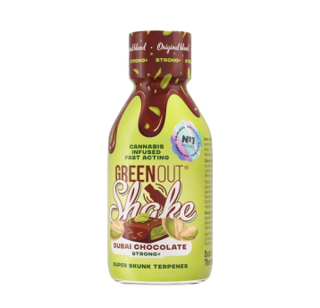 Shot konopny Green Out® Shake, Dubai Chocolate