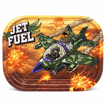 Tacka Best Buds Jet Fuel Metal Rolling Tray Small
