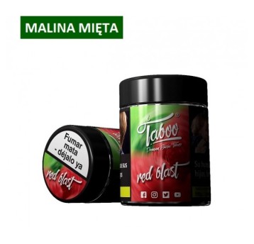 Tytoń do shishy Taboo Red Blast 50g - Malina Mieta