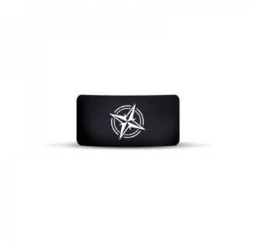 Vape Band Black Logo Compass 22 to 26mm