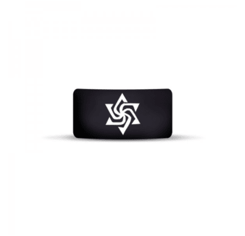 Vape Band Black Star Logo 22 to 26mm