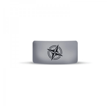 Vape Band Gray Logo Compass 22 to 26mm