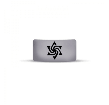 Vape Band Grey Star Logo 22 to 26mm