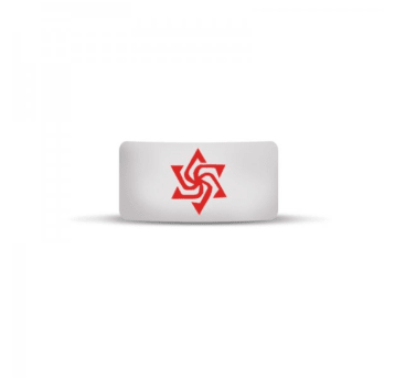 Vape Band White Star Logo 22 to 26mm