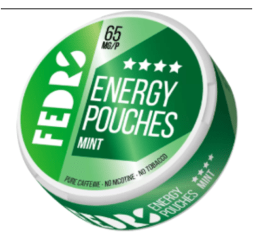 Woreczki kofeinowe FEDRS Energy Mint 65mg