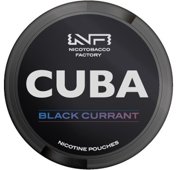 Woreczki nikotynowe CUBA 66mg – BLACK CURRANT