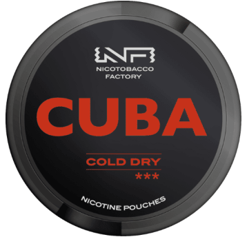 Woreczki nikotynowe CUBA 66mg – Cold Dry