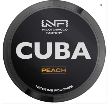 Woreczki nikotynowe CUBA 66mg – Peach