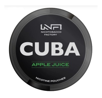 Woreczki nikotynowe - CUBA Black Apple Juice 66mg