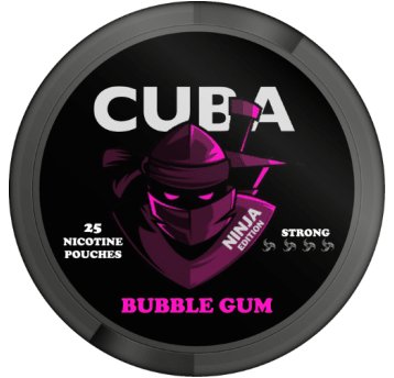 Woreczki nikotynowe - CUBA Ninja Bubble Gum 30mg