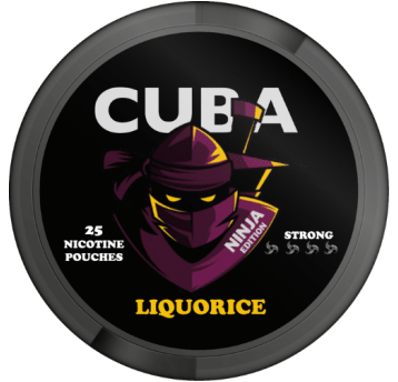 Woreczki nikotynowe - CUBA Ninja Liquorice 30mg