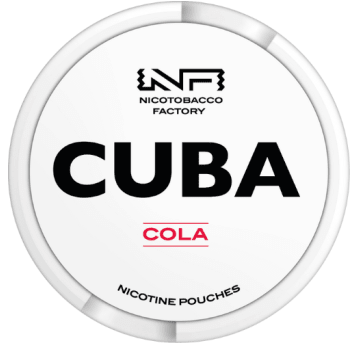 Woreczki nikotynowe - CUBA White Cola 25mg
