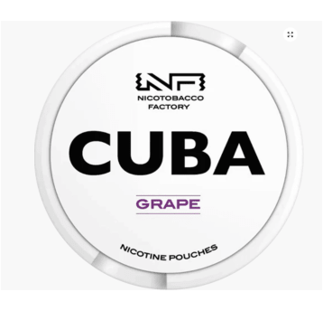 Woreczki Nikotynowe - CUBA White Grape 25mg