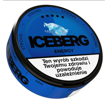 Woreczki nikotynowe ICEBERG 20mg – Energy Snus