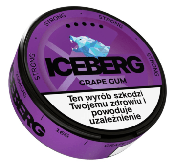 Woreczki nikotynowe ICEBERG 20mg – Grape Gum