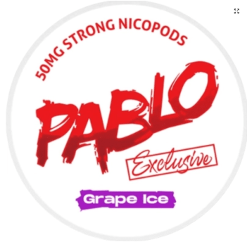 Woreczki Nikotynowe - PABLO Exclusive Grape Ice 50