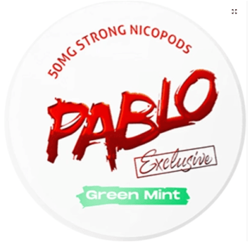 Woreczki Nikotynowe - PABLO Exclusive Green Mint 5