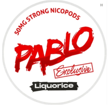 Woreczki Nikotynowe - PABLO Exclusive Liquorice 50