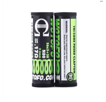 WOTOFO Grzałki Tri Core Fused Clapton 3mm 0.17 Ohm