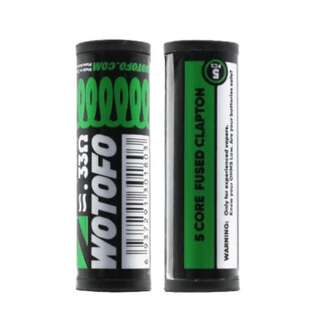 WOTOFO - Ni80 5 Core Fused Clapton 3mm 0.33ohm