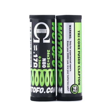 WOTOFO Tri Core Fused Clapton Coils 26*3+38G 10pcs