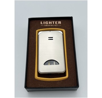 Zapalniczka 2-funkcyjna Silver Mat