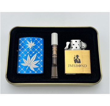 Zapalniczka Benzynowa i Plazmowa JMS Bond Blue