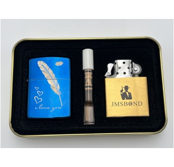 Zapalniczka Benzynowa i Plazmowa JMS Bond Blue