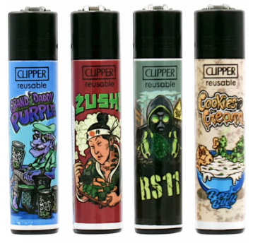 Zapalniczka Clipper Classic Best Buds 48szt