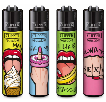 Zapalniczka Clipper Classic Large Sexy 48szt.