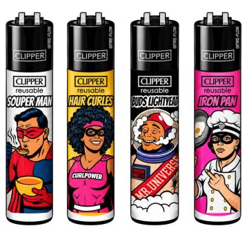 Zapalniczka Clipper Everyday Heroes 48szt.