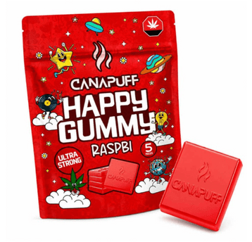 Żelki Konopne Canapuff Happy Gummy 20g Raspbi