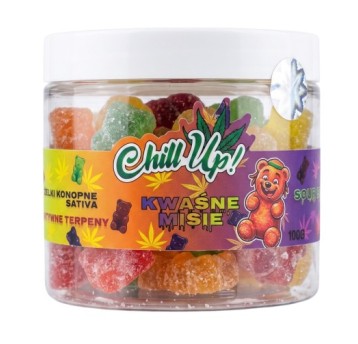 Żelki konopne Chill Up! Kwaśne Misie 100g